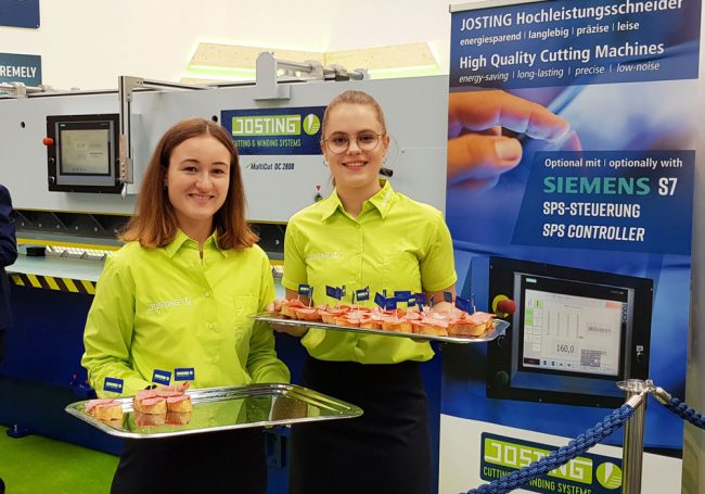 Josting MultiCut Schneidemaschine, Furnierschneidemaschine DC 2800 mit Siemens S7 SPS-Steuerung