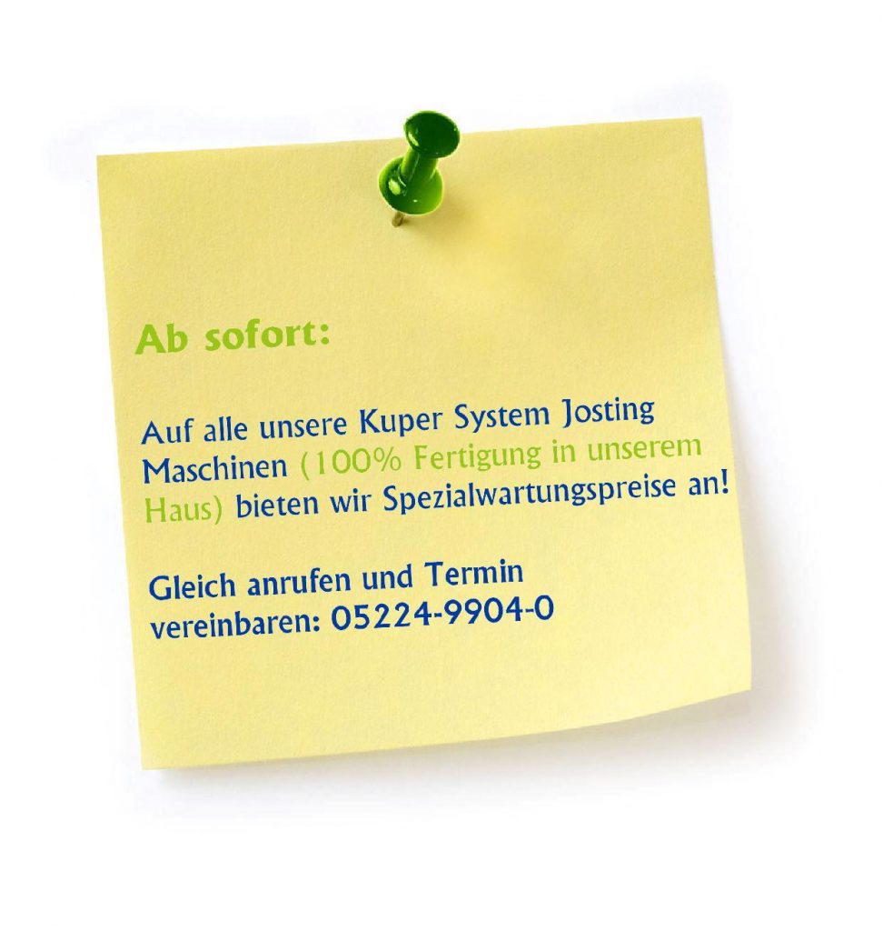 Gelber Zettel-Spezialrabatt